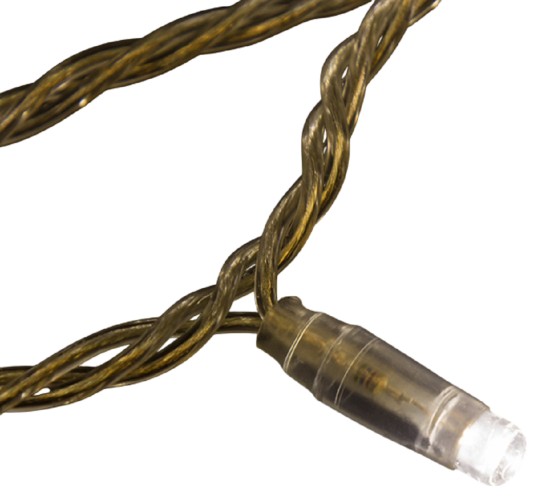 Гирлянда Neon-Night 305-186 нить 10м (2 модуляx5м) 100 LED теплый белый - изображение 2