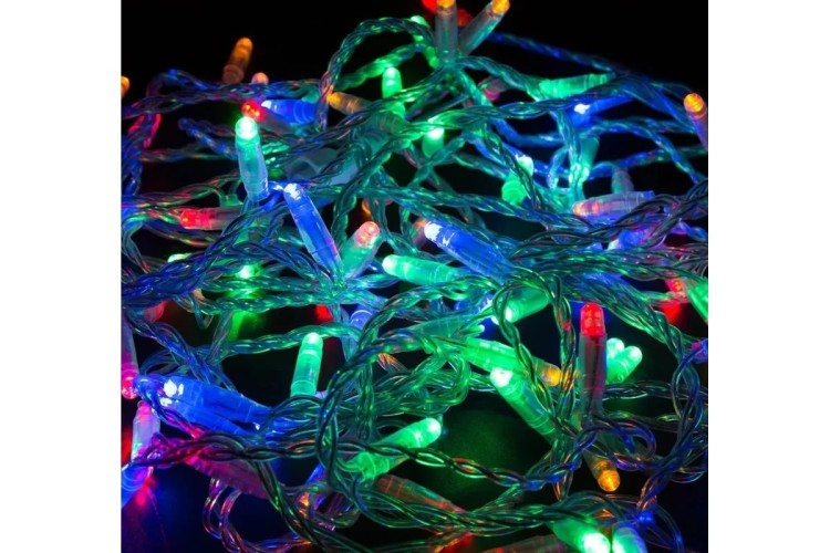 Гирлянда Neon-Night 305-189 Нить 10м (2 модуляx5м) 100 LED МУЛЬТИКОЛОР - изображение 2