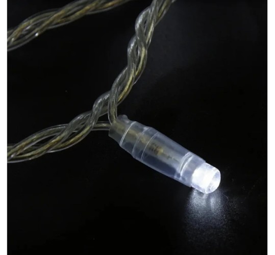 Гирлянда Neon-Night 305-255 Нить 10м (2 модуляx5м) 100 LED БЕЛЫЙ - изображение 3