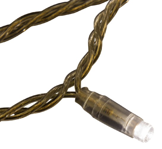 Гирлянда Neon-Night 305-256 нить 10м (2 модуляx5м) 100 LED теплый белый - изображение 2