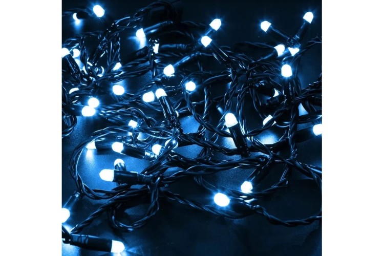 Гирлянда Neon-Night 305-273 Нить 10м (2 модуляx5м) 100 LED СИНИЙ - изображение 2