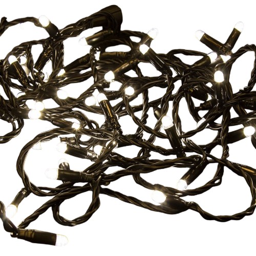 Гирлянда Neon-Night 305-276 Нить 10м (2 модуляx5м) 100 LED ТЕПЛЫЙ БЕЛЫЙ