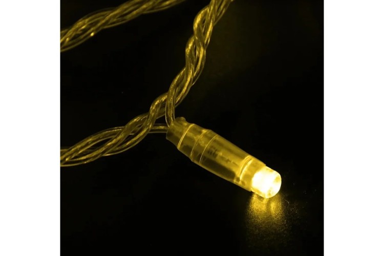 Гирлянда Neon-Night 305-281 Нить 10м (2 модуляx5м) 100 LED ЖЕЛТЫЙ - изображение 3
