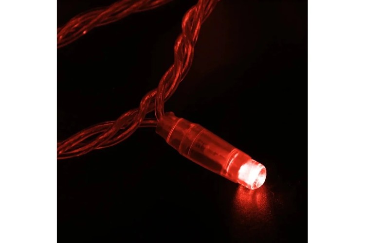 Гирлянда Neon-Night 305-282 Нить 10м (2 модуляx5м) 100 LED КРАСНЫЙ - изображение 3