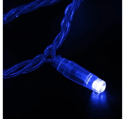 Гирлянда Neon-Night 305-283 Нить 10м (2 модуляx5м) 100 LED СИНИЙ - изображение 3