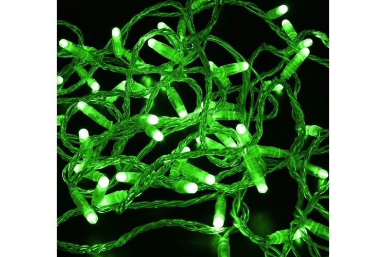 Гирлянда Neon-Night 305-284 Нить 10м (2 модуляx5м) 100 LED ЗЕЛЕНЫЙ - изображение 2