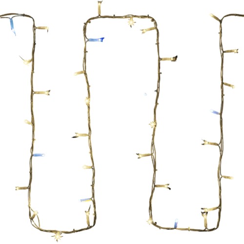 Гирлянда Neon-Night 315-186 Нить 20м (4 модуляx5м) 200 LED ТЕПЛЫЙ БЕЛЫЙ