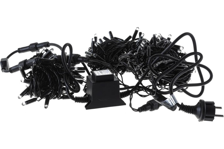 Гирлянда Neon-Night 323-316 Клип лайт 24В, 3 нити по 10 м, 198 LED ТЕПЛЫЙ БЕЛЫ - изображение 4