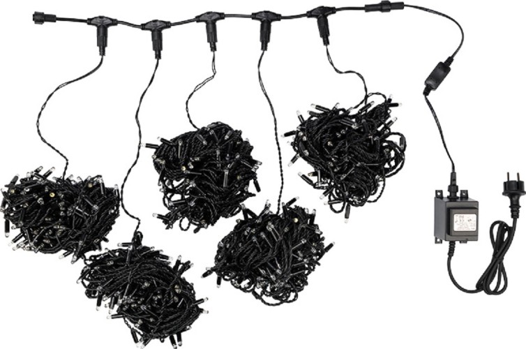 Гирлянда Neon-Night 323-503 Клип лайт 24В, 5 нитей по 20 м, синий - изображение 5