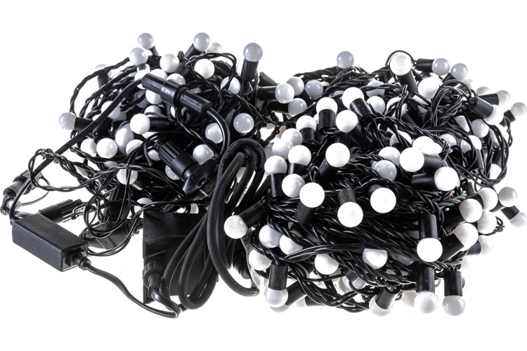 Гирлянда Neon-Night 323-619 Клип лайт-МУЛЬТИШАРИКИ 24В, 3 нити по 20м, 399 LED