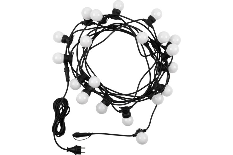 Гирлянда Neon-Night 331-356 Уличная Лофт 10м, шаг 50 см, 20 матовых ламп