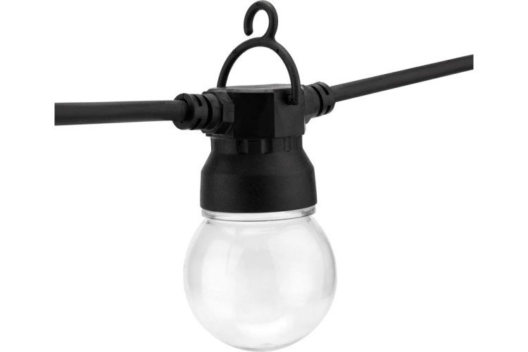 Гирлянда Neon-Night 331-357 Уличная Лофт 10м, шаг 50 см, 20 прозрачных ламп - изображение 2