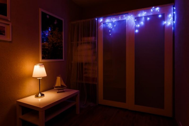 Гирлянда Neon-Night АЙСИКЛ (бахрома) 1,8х0,5 м, 48 LED синие 255-013 - изображение 2