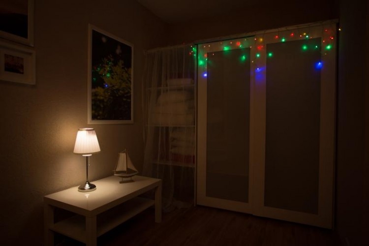 Гирлянда Neon-Night АЙСИКЛ (бахрома) 1,8х0,5 м, 48 LED мультиколор  255-019 - изображение 3