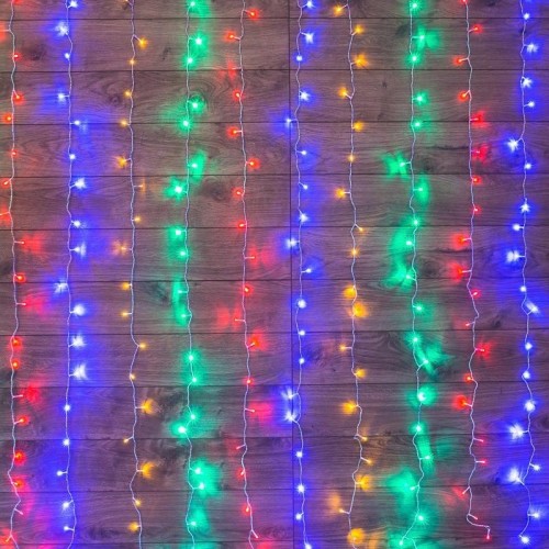 Гирлянда Neon-Night ДОЖДЬ (занавес) 1,5х1,5 м 144 LED мультиколор 235-019