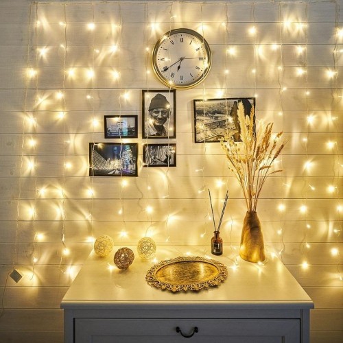 Гирлянда Neon-Night ДОЖДЬ (занавес) 1,5х1,5 м 144 LED, теплый белый 235-016 - изображение 2