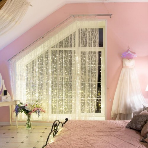 Гирлянда Neon-Night ДОЖДЬ (занавес) 2,5x2 м 300 LED теплый белый 235-056 - изображение 3