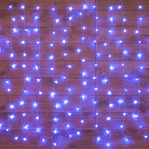 Гирлянда Neon-Night ДОЖДЬ (занавес) 1,5х1,5 м 144 LED синие 235-033 - изображение 2