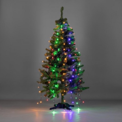 Гирлянда Neon-Night Елочная с кольцом 7 нитей по 1,8 м 126 LED мультиколор 235-089 - изображение 3