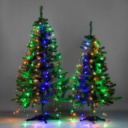 Гирлянда Neon-Night Елочная с кольцом 7 нитей по 1,8 м 126 LED мультиколор 235-089 - изображение 5