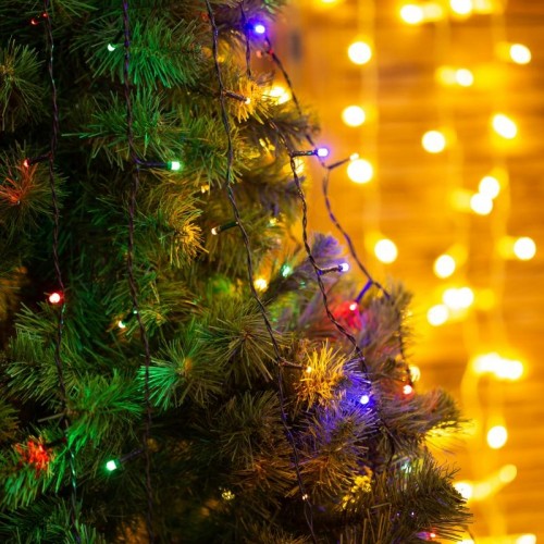Гирлянда Neon-Night Елочная с кольцом 7 нитей по 1,8 м 126 LED мультиколор 235-089 - изображение 4