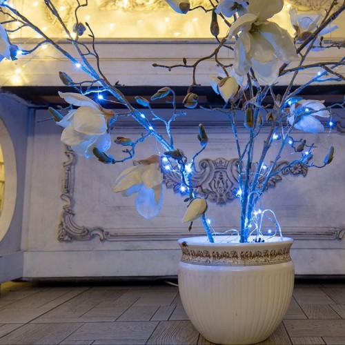 Гирлянда Neon-Night РОСА 2м 20 LED голубые (2*CR2032 в комплекте) 303-003 - изображение 3