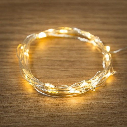 Гирлянда Neon-Night РОСА с пробкой 2 м, 20 LED теплое белое свечение 302-026 - изображение 3