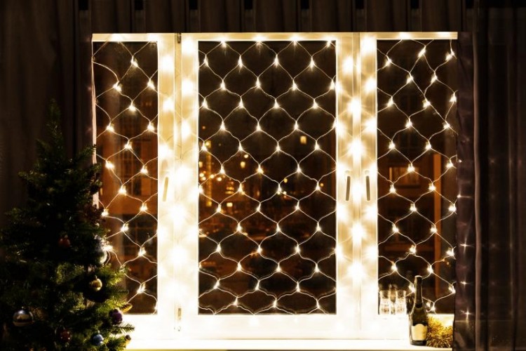 Гирлянда Neon-Night СЕТЬ 1,8х1,5м 180 LED теплый белый 215-136 - изображение 2