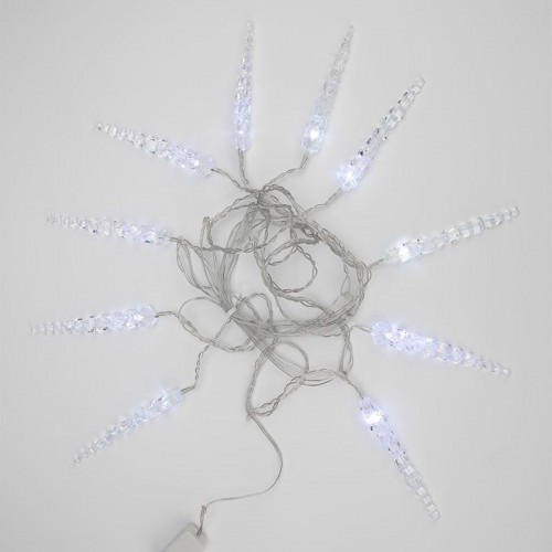 Гирлянда Neon-Night Сосульки 1,5х0,25 м прозрачный пвх, 10 LED, белый 303-068