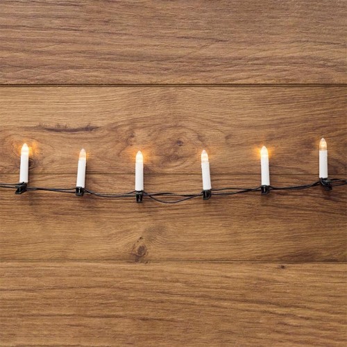 Гирлянда Neon-Night Свечи 4м темно-зеленый ПВХ 20 LED ТЕПЛЫЙ БЕЛЫЙ, не соединяется 303-083 - изображение 3