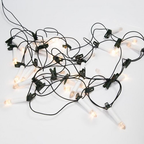 Гирлянда Neon-Night Свечи 6м, темно-зеленый ПВХ 30 LED ТЕПЛЫЙ БЕЛЫЙ, не соединяется 303-084