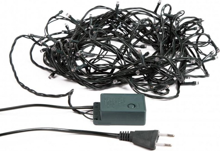 Гирлянда Neon-Night ТВИНКЛ 10м темно-зеленый ПВХ, 80 LED МУЛЬТИ 303-049