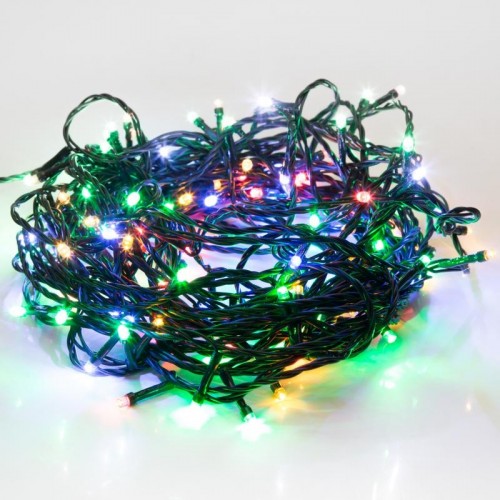Гирлянда Neon-Night ТВИНКЛ 15м темно-зеленый ПВХ, 120 LED мультиколор 303-059