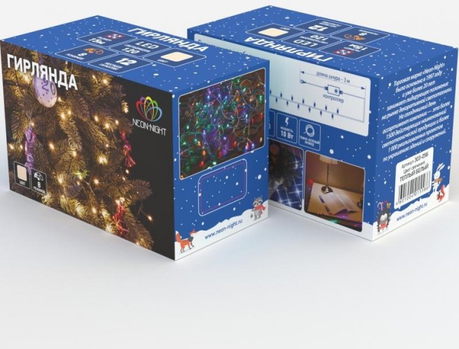 Гирлянда Neon-Night ТВИНКЛ 15м темно-зеленый ПВХ, 120 LED теплый белый 303-056 - изображение 5