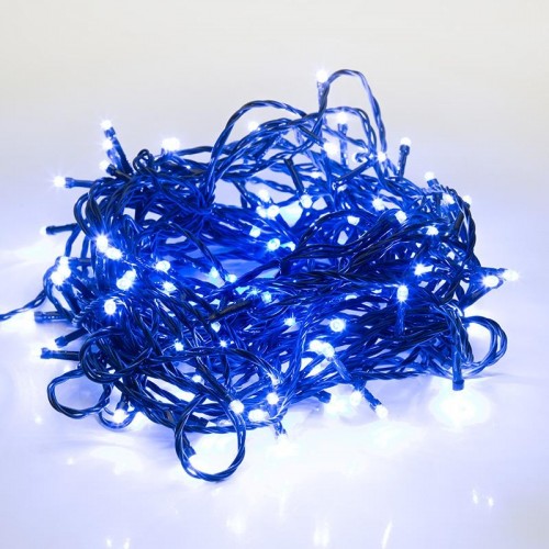 Гирлянда Neon-Night ТВИНКЛ 15м темно-зеленый ПВХ, 120 LED синий 303-053