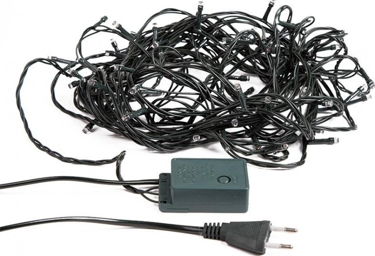 Гирлянда Neon-Night ТВИНКЛ 20м темно-зеленый ПВХ, 160 LED мультиколор 303-119
