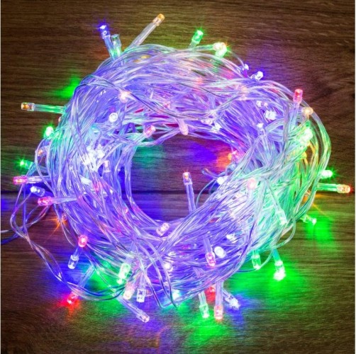 Гирлянда Neon-Night ТВИНКЛ 20м прозрачный ПВХ, 160 LED мультиколор 303-309 - изображение 2