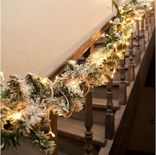 Гирлянда Neon-Night ТВИНКЛ 20м прозрачный ПВХ, 160 LED теплый белый 303-306 - изображение 3