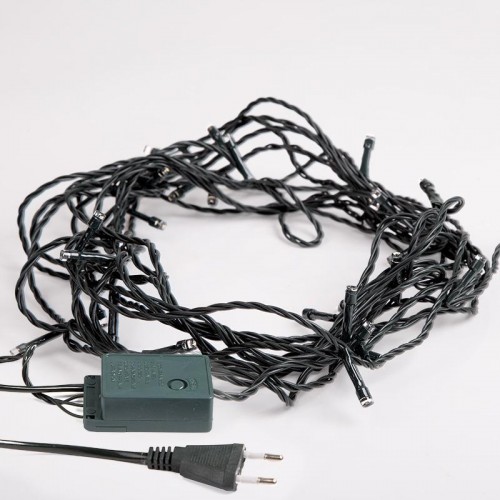 Гирлянда Neon-Night ТВИНКЛ 6м темно-зеленый ПВХ, 40 LED белый 303-025