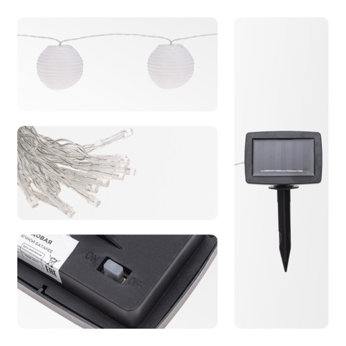 Гирлянда REXANT 602-2428 садовая Денг, 635см, коллекция Пекин - изображение 2