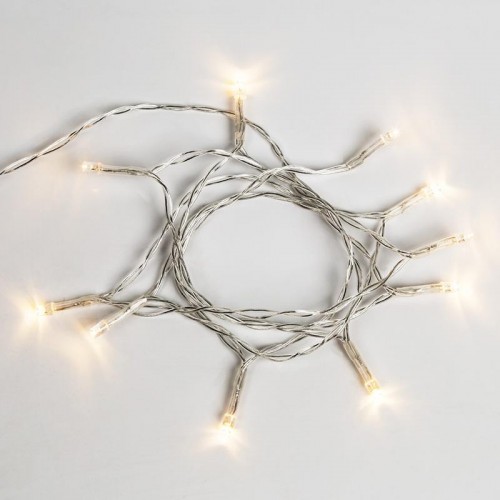 Гирлянда светодиодная Neon-Night 10 LED теплый белый 1,2 м прозрачный 303-073