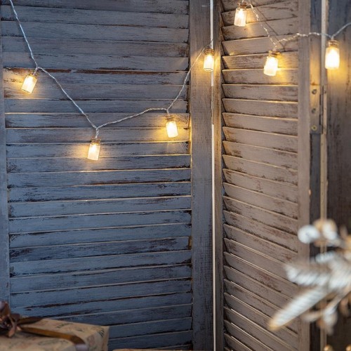 Гирлянда светодиодная Neon-Night Баночки 10 LED теплый белый, 1,5 метра, прозрачный пвх 303-096 - изображение 4