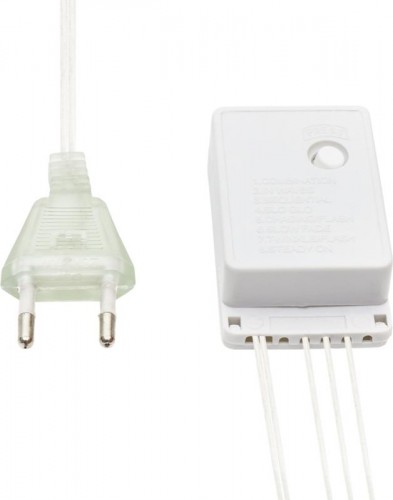 Гирлянда светодиодная Neon-Night Бахрома 3х0,8 м 200 LED, теплые белый, прозрачный ПВХ 255-066 - изображение 3