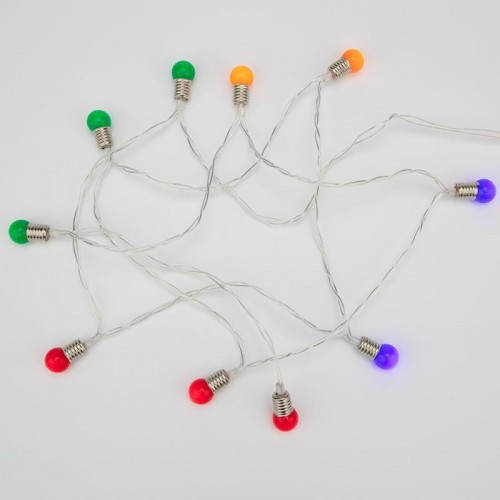 Гирлянда светодиодная Neon-Night Мини-лампочки 10 LED мультиколор 1,5 м прозрачный ПВХ 303-074
