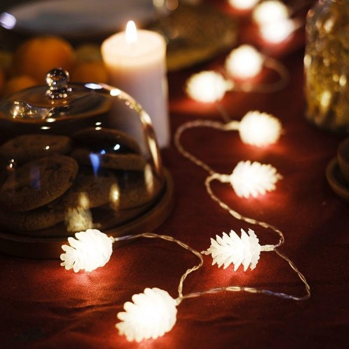 Гирлянда светодиодная Neon-Night Шишки 1,5 м прозрачный пвх, 10 LED, теплый белый 303-098 - изображение 3