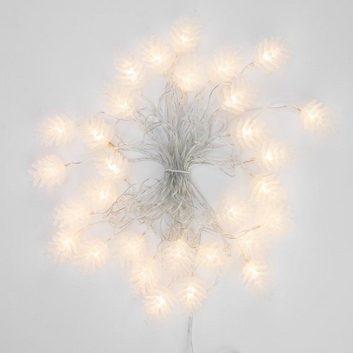 Гирлянда светодиодная Neon-Night Шишки 30 LED теплый белый, 5 м с контроллером 303-069