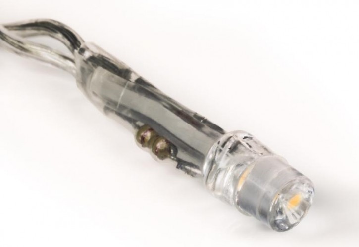 Гирлянда светодиодная Neon-Night Бахрома 3х0,8 м 200 LED, теплые белый, прозрачный ПВХ 255-066 - изображение 2