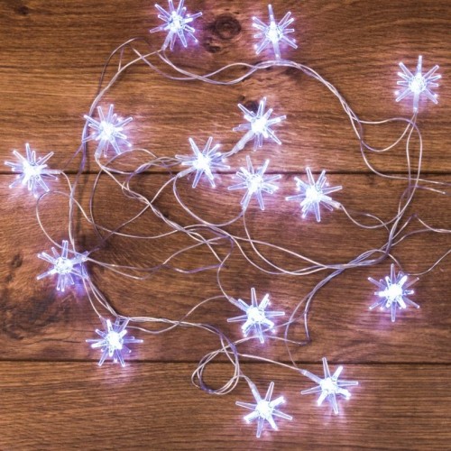 Гирлянда светодиодная Neon-Night Снежинки 20 LED белые 2,8 м 303-036 - изображение 2