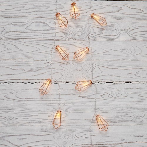 Гирлянда светодиодная Neon-Night Кристаллы бронзовые, 1,5 м прозрачный пвх, 10 LED, теплая белая 304-019 - изображение 2
