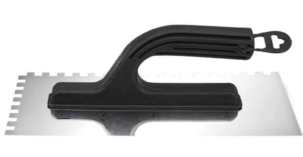 Гладилка REXANT 89-0255 нержавеющая 130х270 мм, зуб 10х10 мм - изображение 3